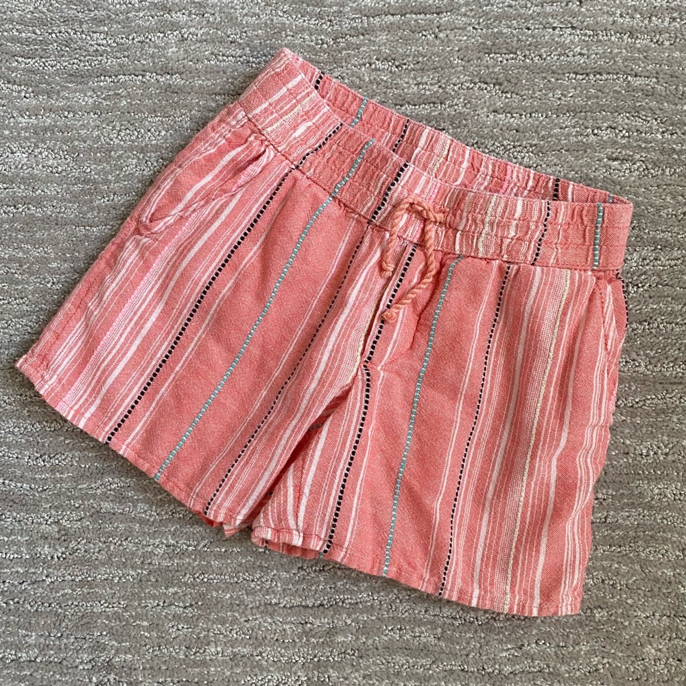 Gap kids girls stripe cotton shorts size 5
